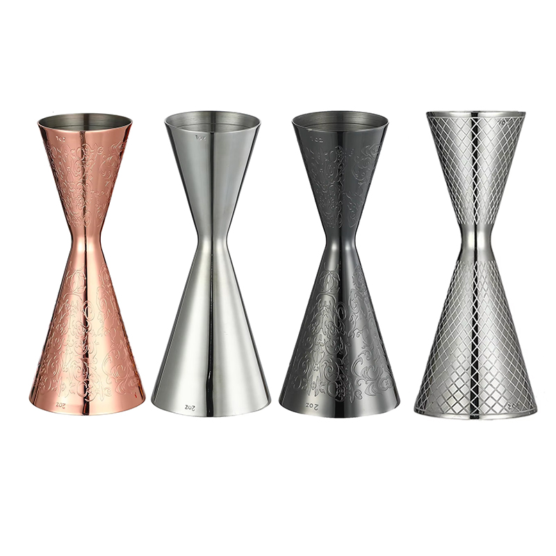 Bitters Bottle Set - قضيب قياس قوالب كوكتيل مزدوج على
