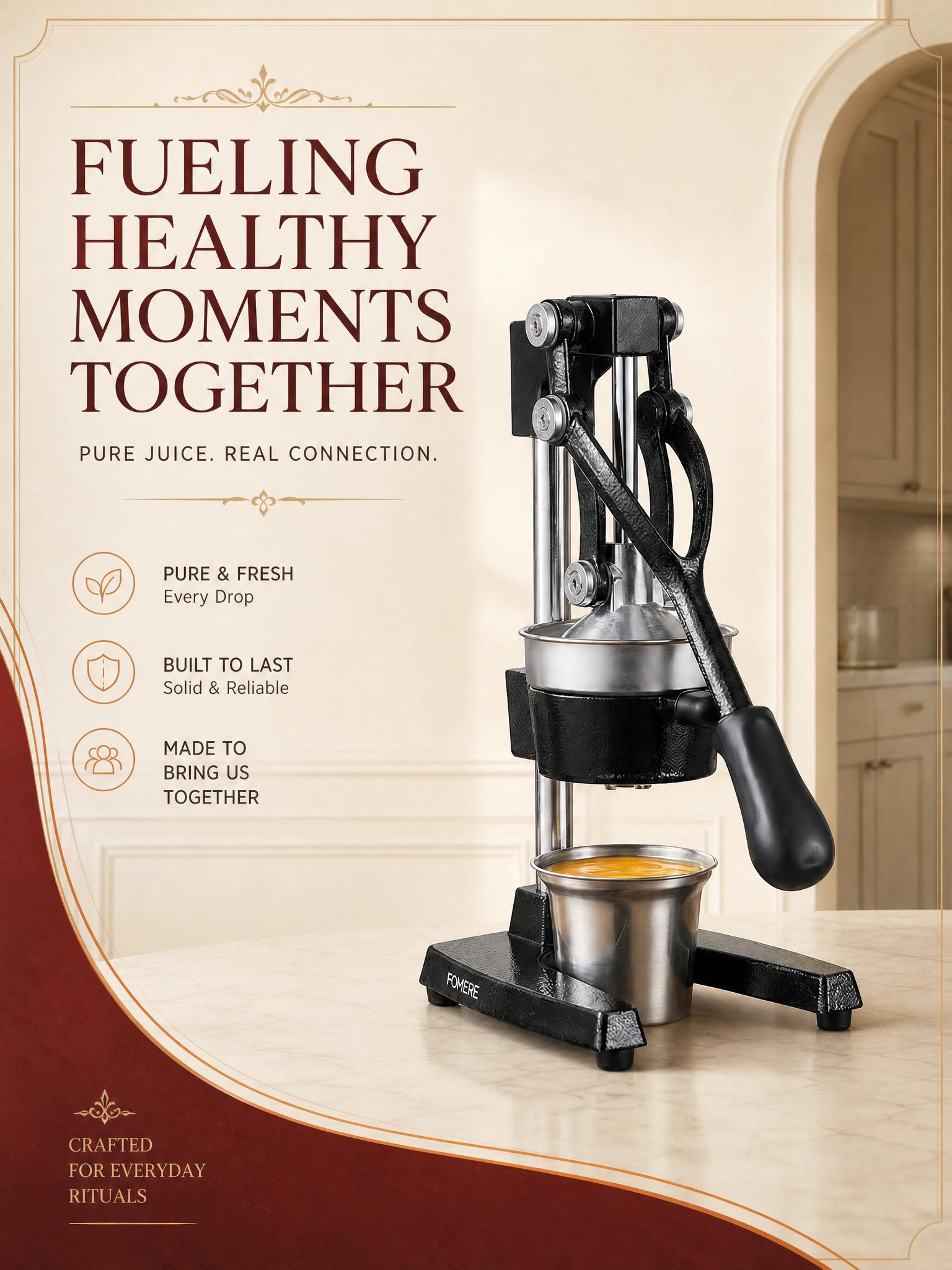 عصارة يدوية، عصارة حمضيات يدوي - مراجعة Citrus Juicer Bar وسعره