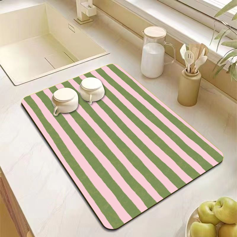 سجادة مطبخ مخططة باللونين الور - مراجعة Bar Mat Rubber وسعره