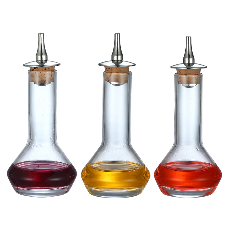 زجاجة عاهرة زجاجية للكوكاتيل ، - مراجعة Bitters Bottle Set وسعره