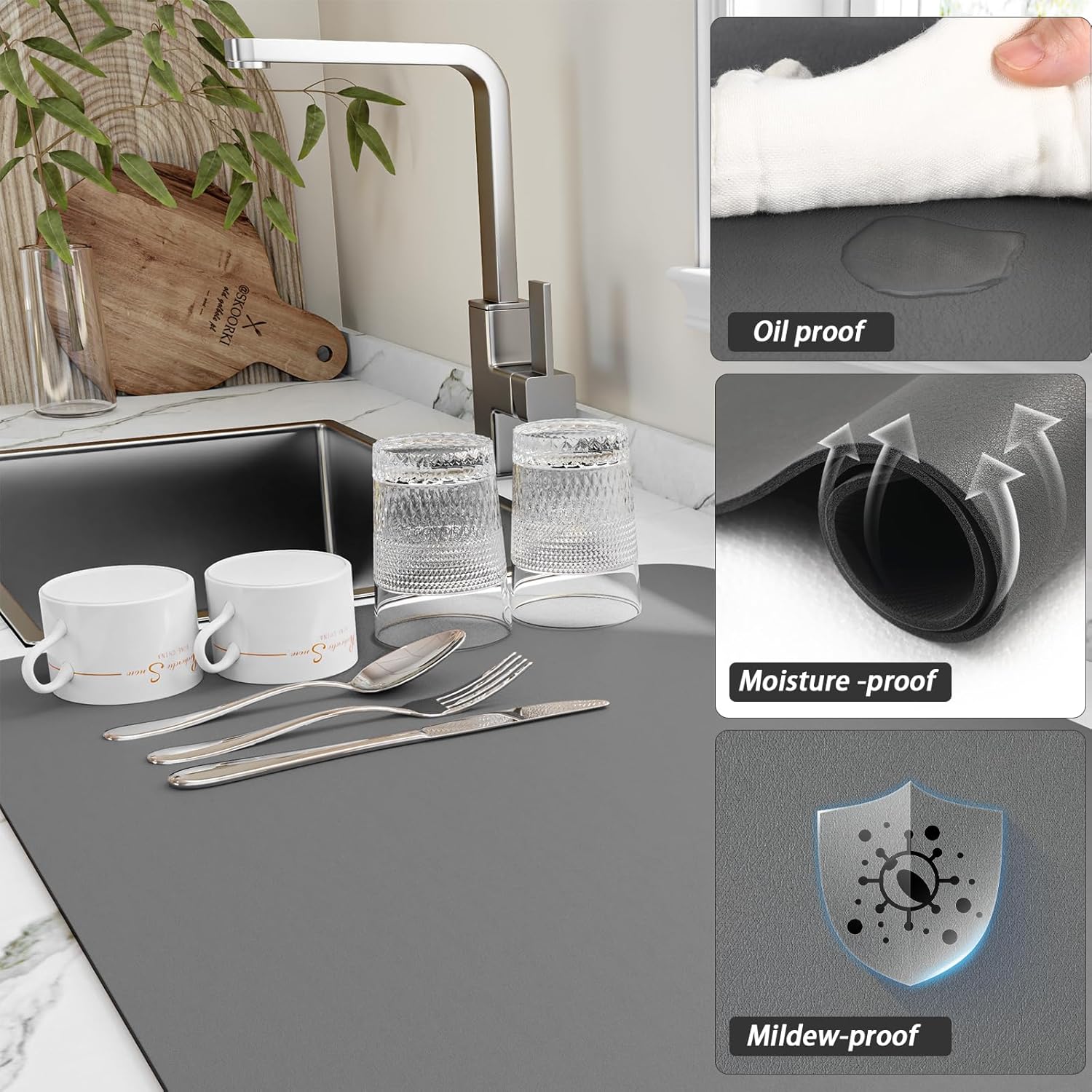 الكلاسيكية القهوة تصميم بساط ت - مراجعة Bar Mat Rubber وسعره