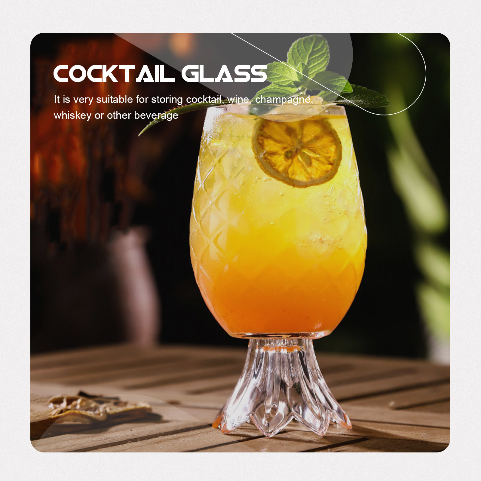 طقم أكواب كوكتيل على شكل أنانا - مراجعة Home Bar Set وسعره