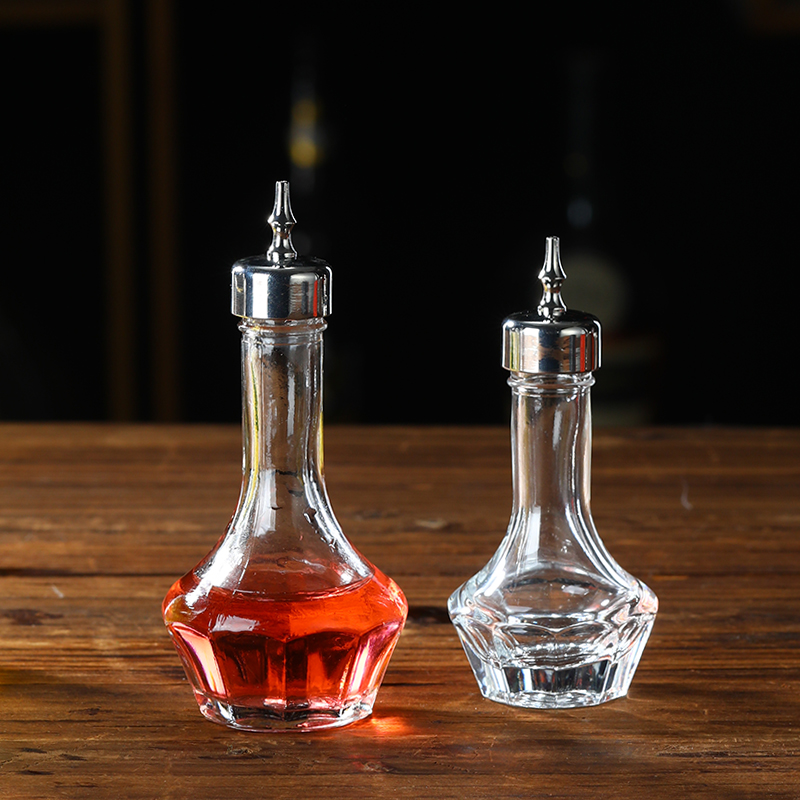 زجاجة ربط زجاجية مع أداة بار ا - مراجعة Bitters Bottle Set وسعره